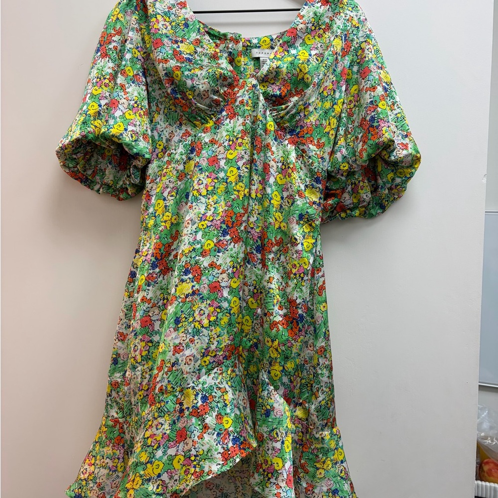 Topshop Multicolor Floral Dress
